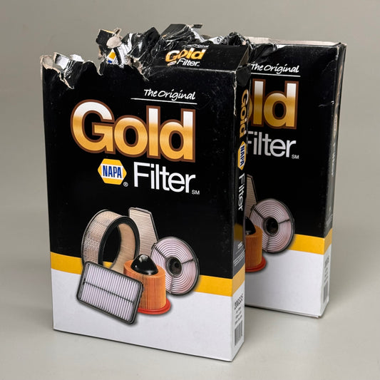 NAPA (2 PACK) The Original Gold Filter Synthetic Filter Media Material 200335 Damaged Packaging