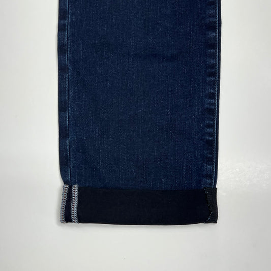 JAG Carter Girlfriend Jeans Elastic Waist Women's Sz 8/26 10" Mid-Rise Midnight