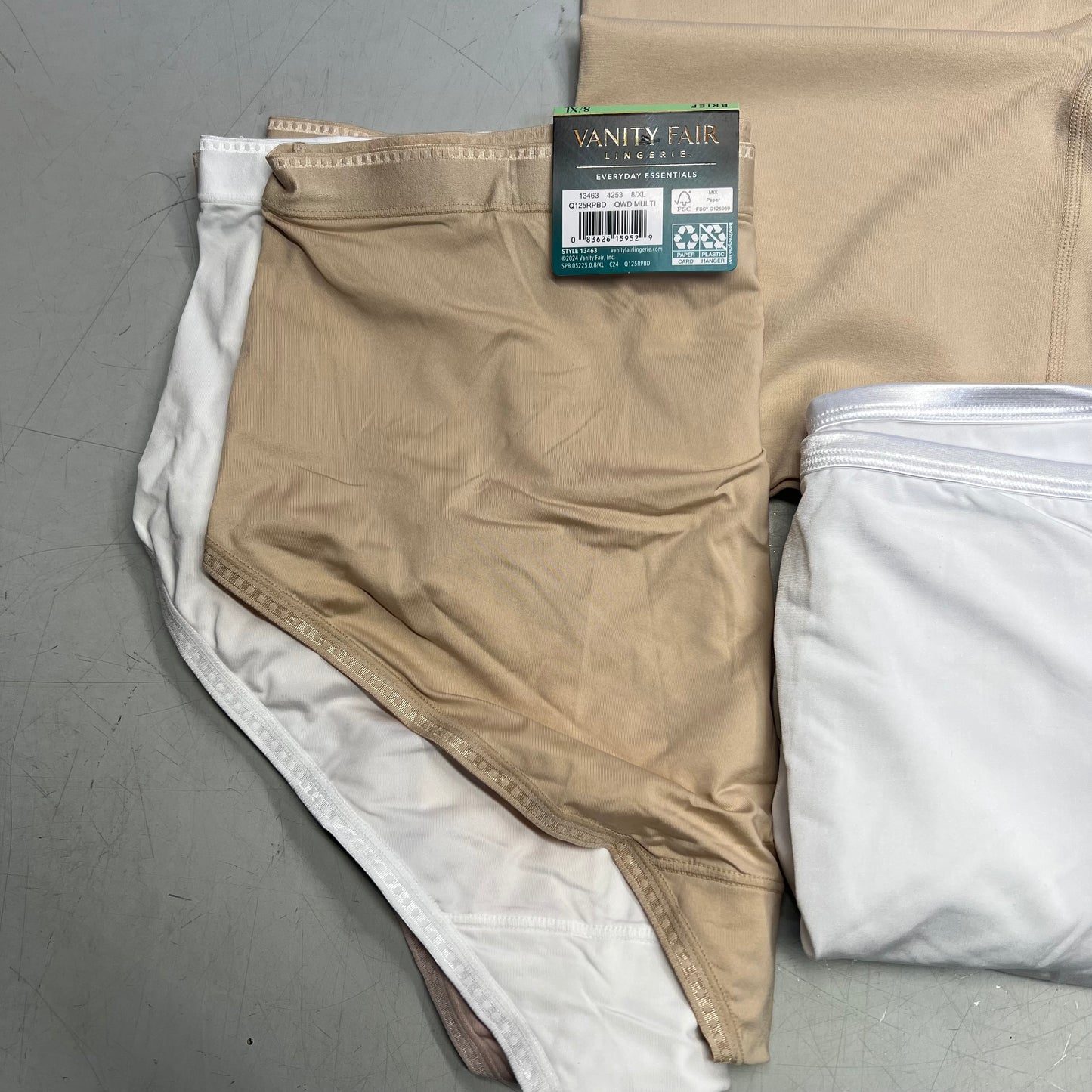 ZA@ VANITY FAIR Lot Of Assorted Soft Brief Women's Variety of Sz Multicolor