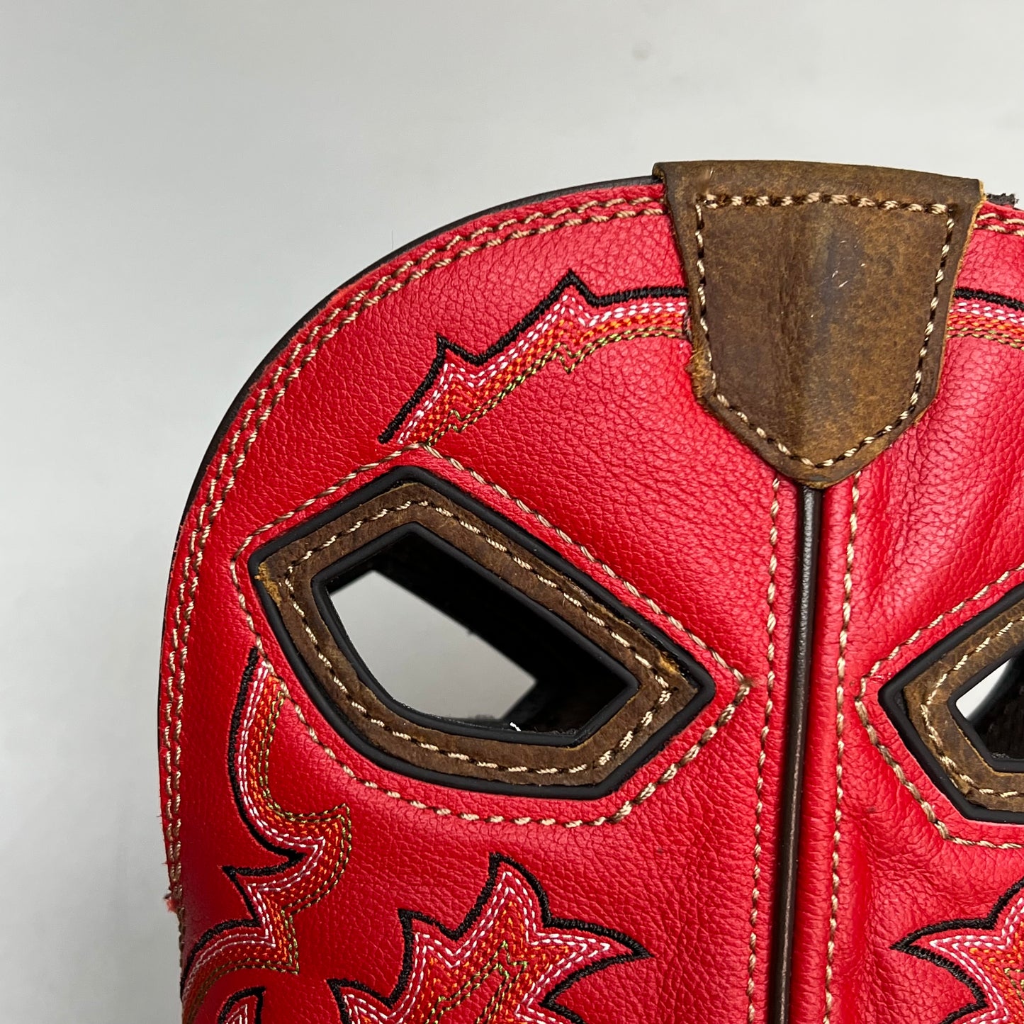 WORK WILD WEST Phantom Rider Henley Comp Toe AG8 Footbed Men's Sz 10 Red DH5358