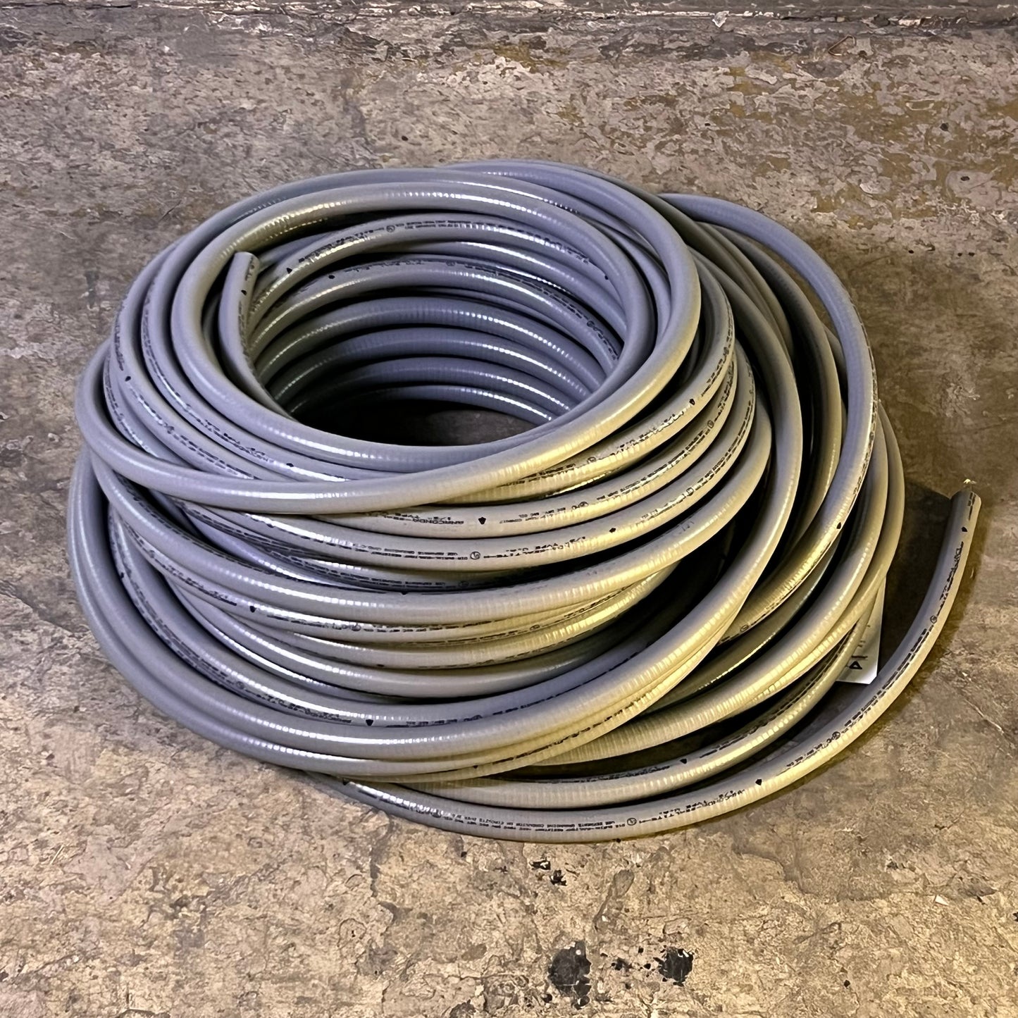 SEALTITE Flexible Liquid Tight Conduit Sz 200 ft x 1/2" Grey 34211