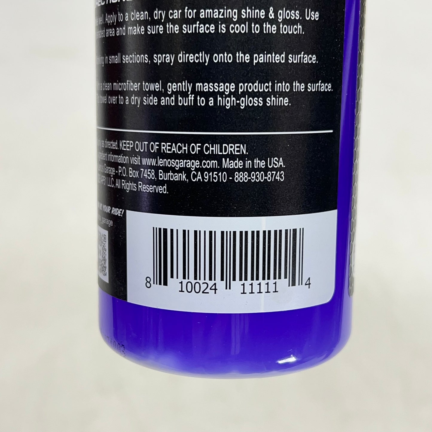 JAY LENO'S GARAGE (2 PACK) Ceramic Speed Detailer Enhance Gloss 16 oz JLG-CSD