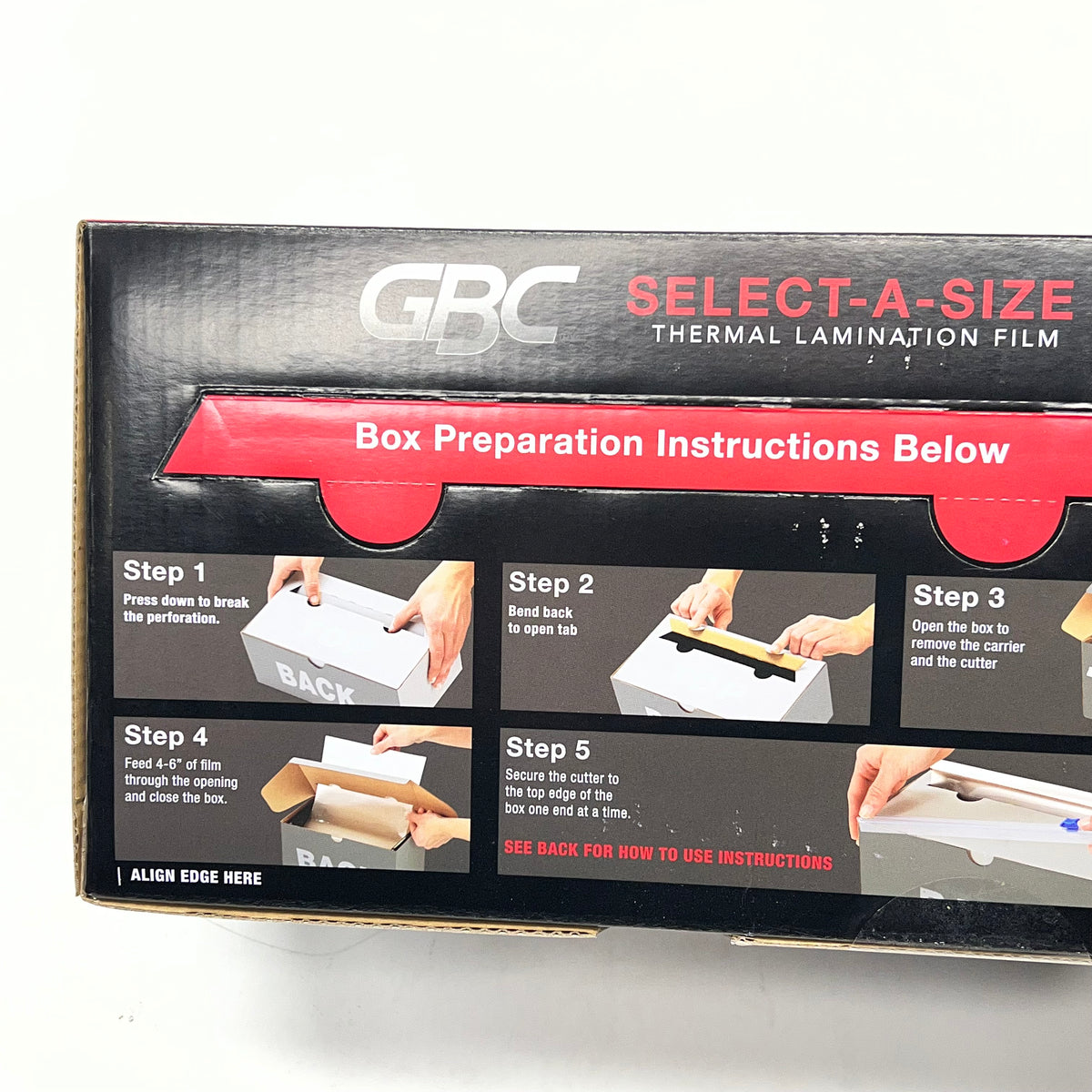 GBC Select-a-size Thermal Laminating Pouches Ready To Use 100' Clear GBC39069