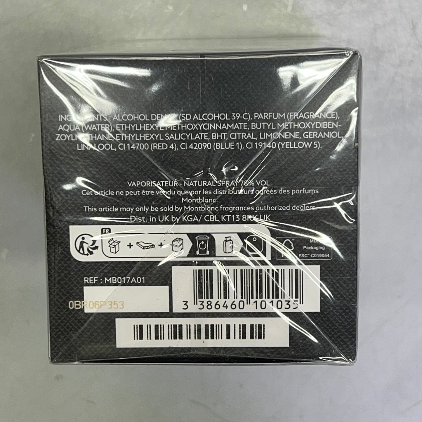 MONTBLANC Explorer Eau De Perfume Men's Cologne Woody Scent Type 3.3 fl oz