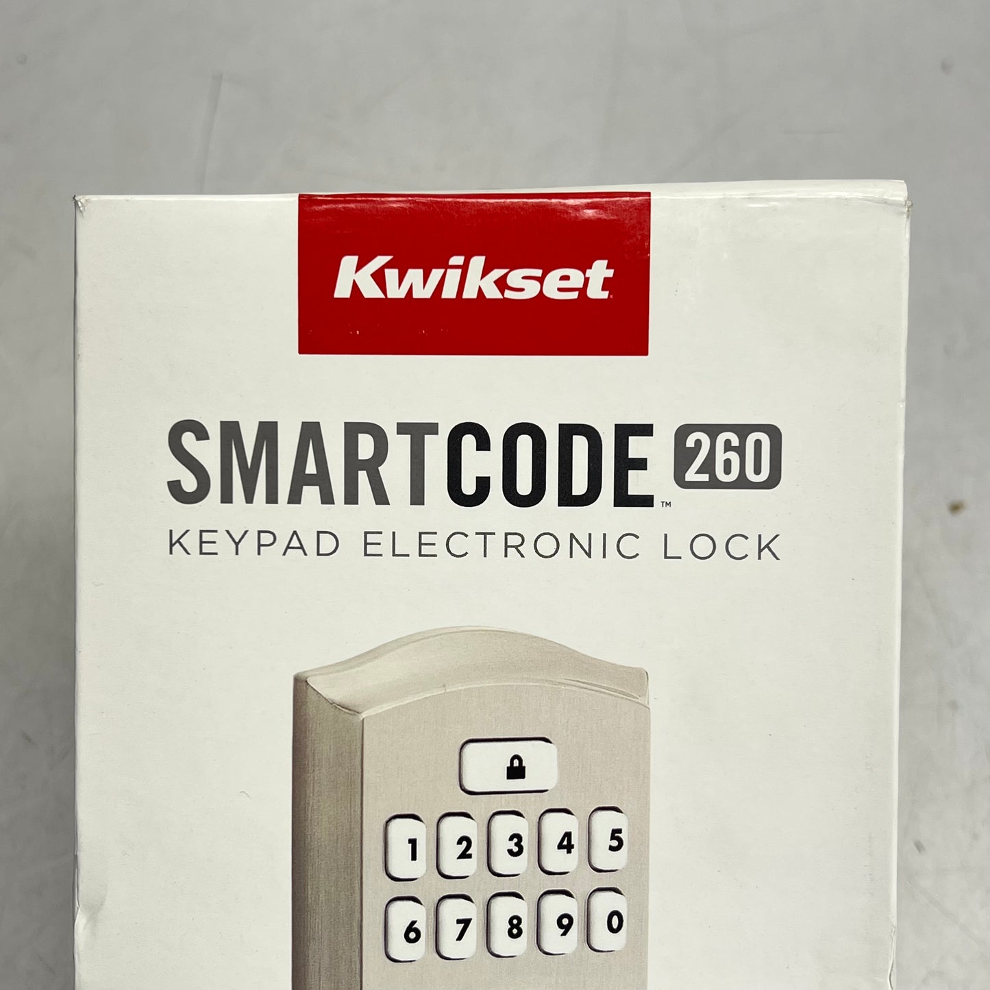 KWIKSET 260 Smartcode Traditional Electronic Deadbolt Satin Nickel 992600-002