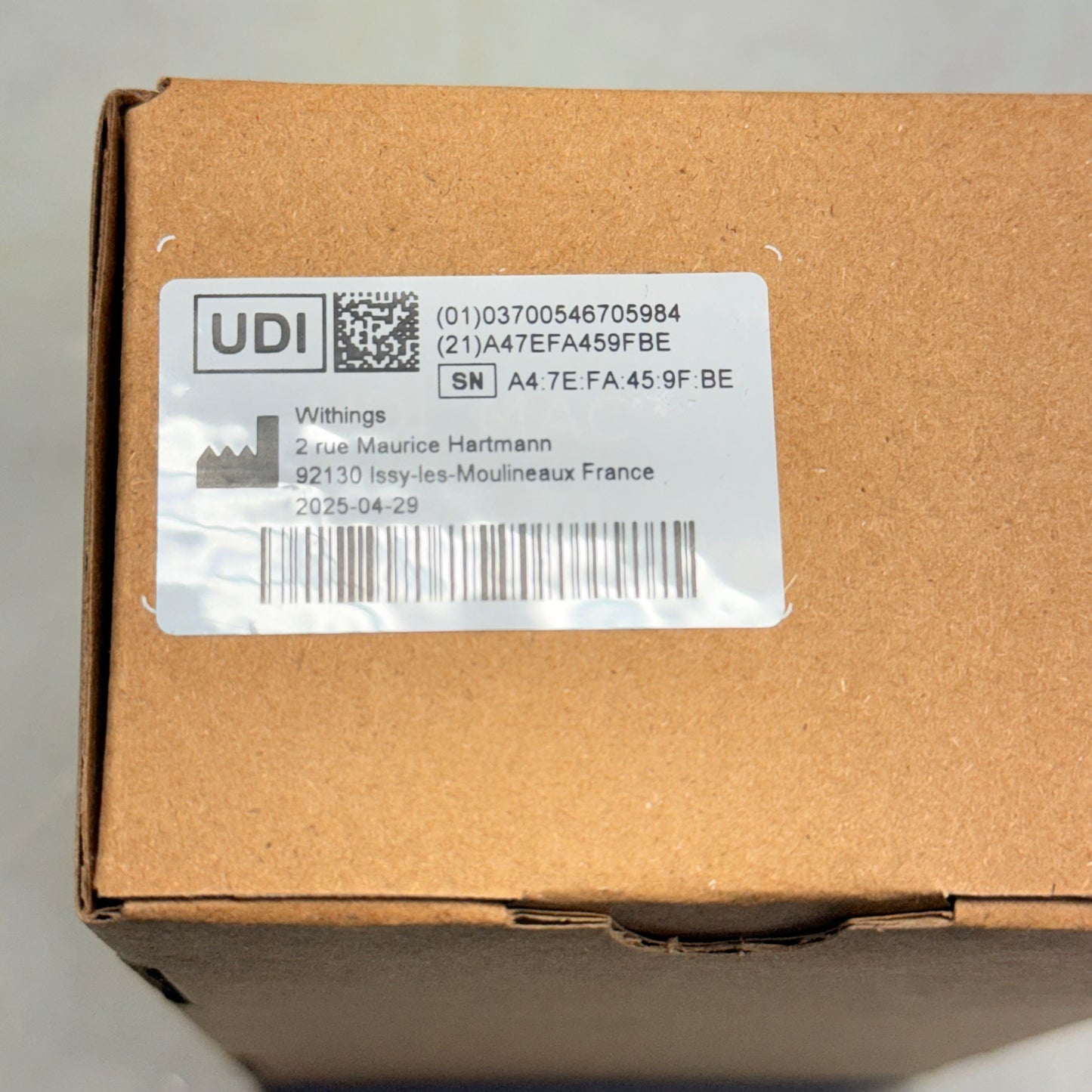 WITHINGS BPM Connect Wifi Blood Pressure Monitor WPM05-ALL-INTER W/Bluetooth-New