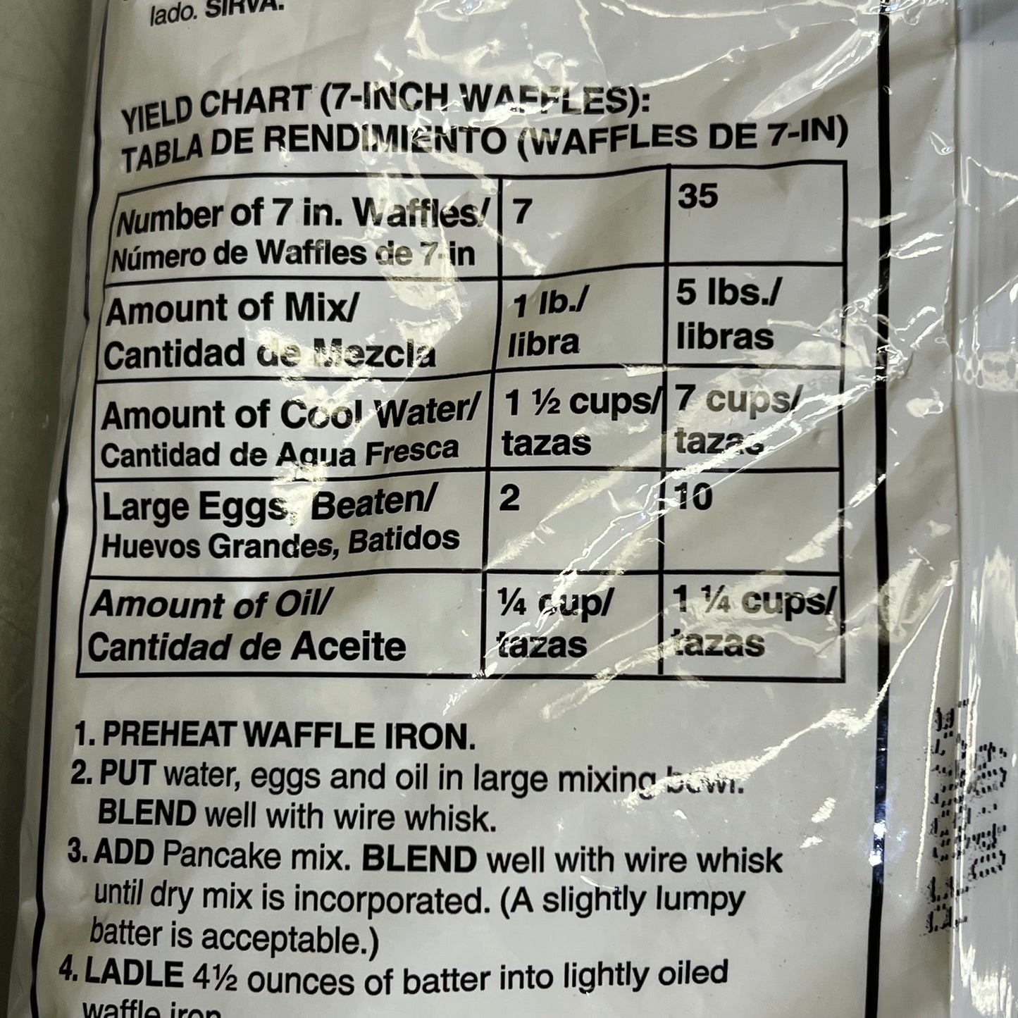 ZA@ ZA@PIONEER (2 PACK, 5 POUND EACH) Conestoga Sweet Cream Pancake & Waffle Mix White BB 08/25 D