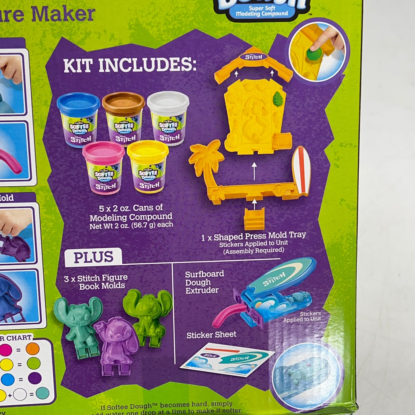 ZA@ ZA@ CRA-Z-ART Softee Dough Stitch Figure Maker Kit Make Your Own Creations 6863