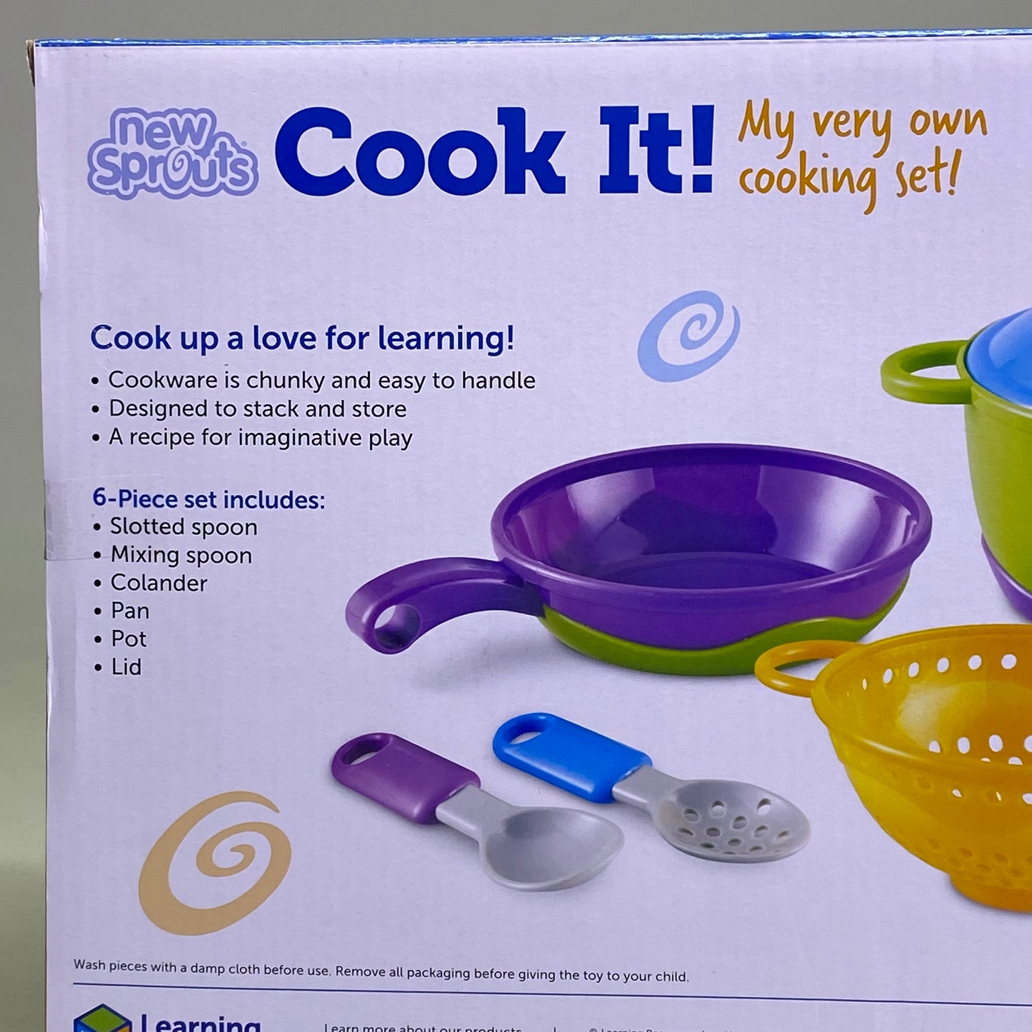 LEARNING RESOURCES Cook It My Very Own Cooking Set, 6 Pieces Various L272320103