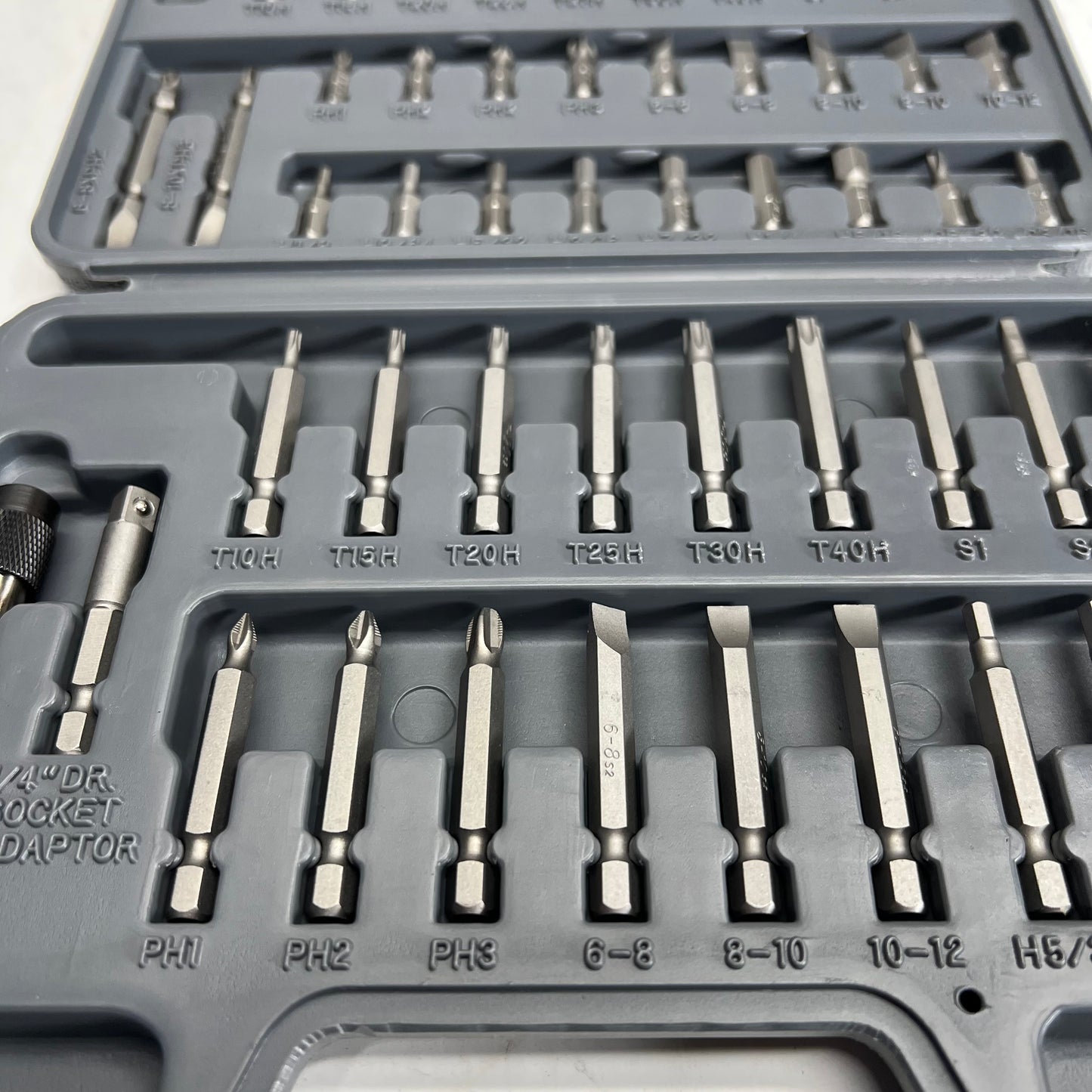 BLUE POINT Power Bit Set for Use W/ Snap on  52 pc 1/4"Drive YA52PBSQC