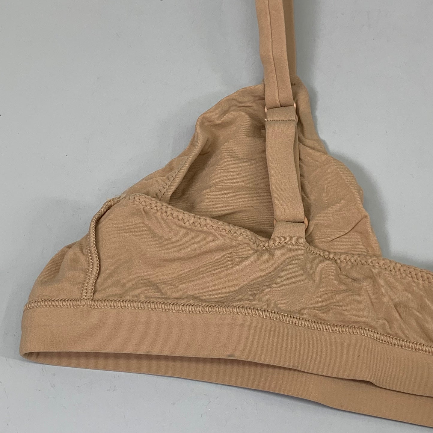 SKIMS Adjustable Triangle Bralette Fits Everybody Women's Sz L Ochre BR-TRI-2024