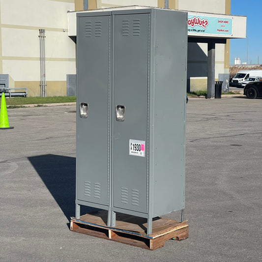 ZA@ Pallet of HALLOWELL Wardrobe Lockers Grey G7712826 (AS-IS)