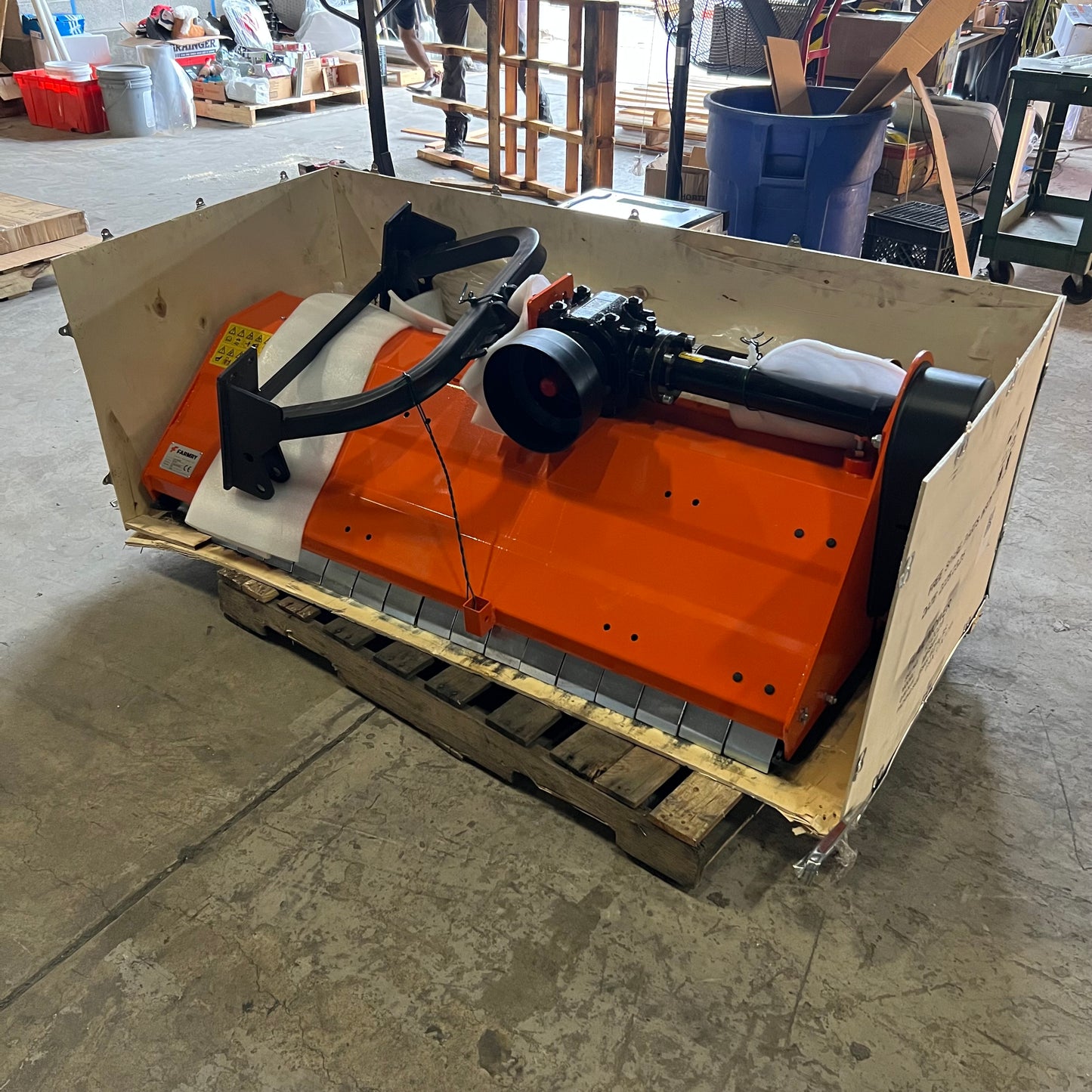 FARMY 3 Point 61" Flail Mower Flail Mower 2025, Orange MFS61