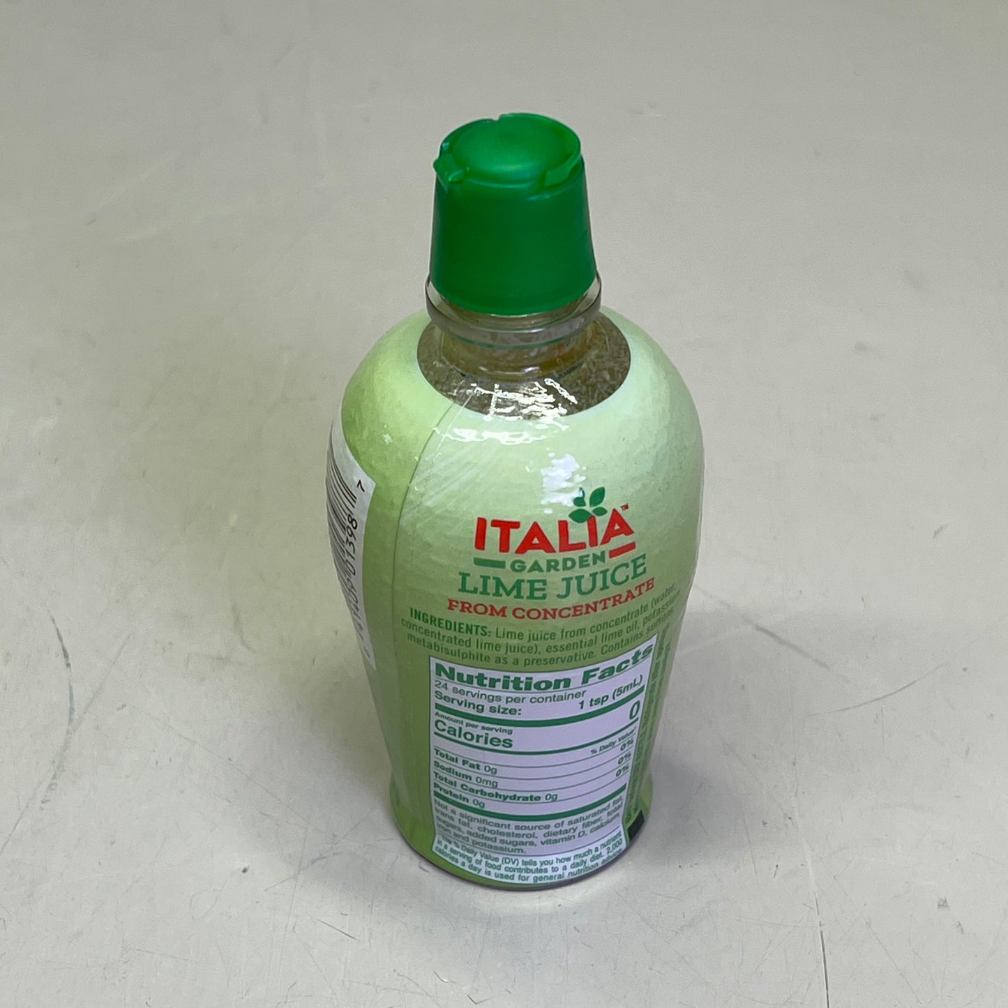 ITALIA (24 PACK) Garden Lime Juice From Concentrate 4 Fl Oz 24 Servings BB 12/25