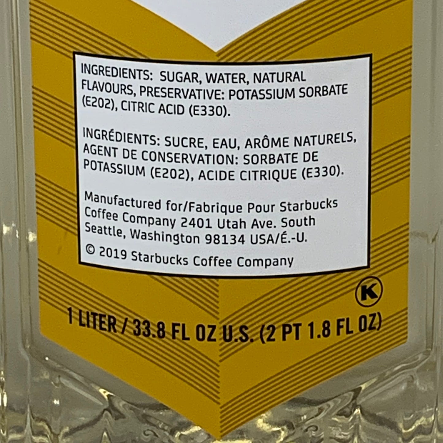 STARBUCKS (4 PACK!) Fontana Vanilla Flavored Syrup 33.8 fl oz/bottle BB: 09/2025