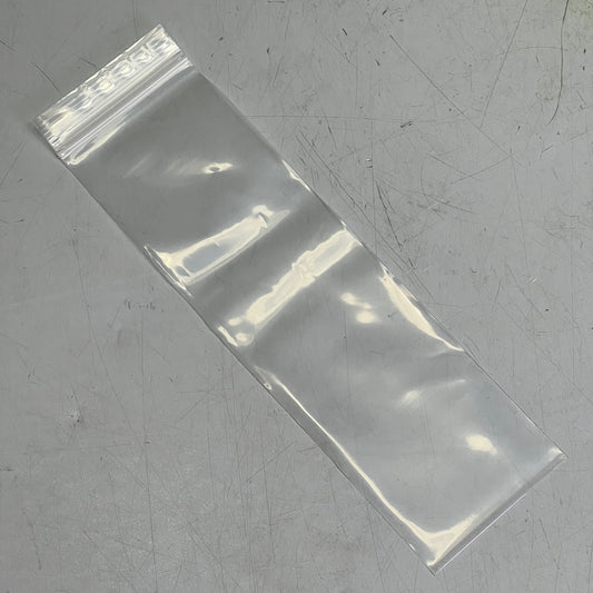 ULINE (1000 Bags) Reclosable Bags Sz 3" x 10" S-15247