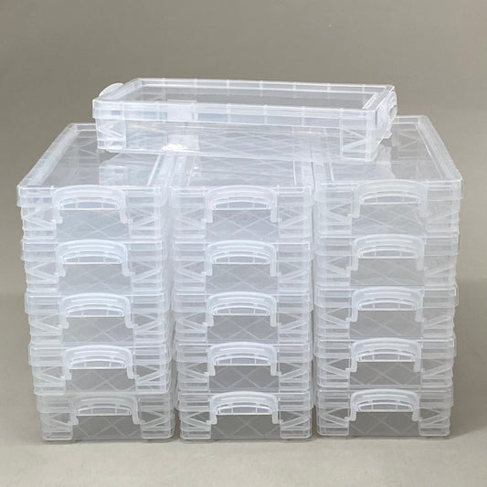 ADVANTUS (16 Pack) Super Stacker® Pencil Box Transparent Clear 091141403096