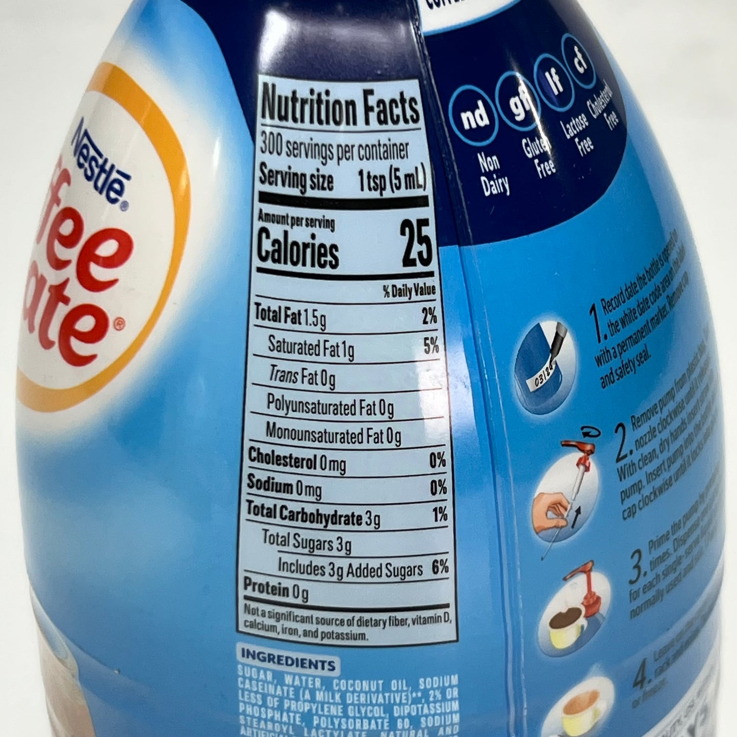 COFFEE MATE (2 PACK) French Vanilla Creamer 50.7 fl oz. BB 02/27