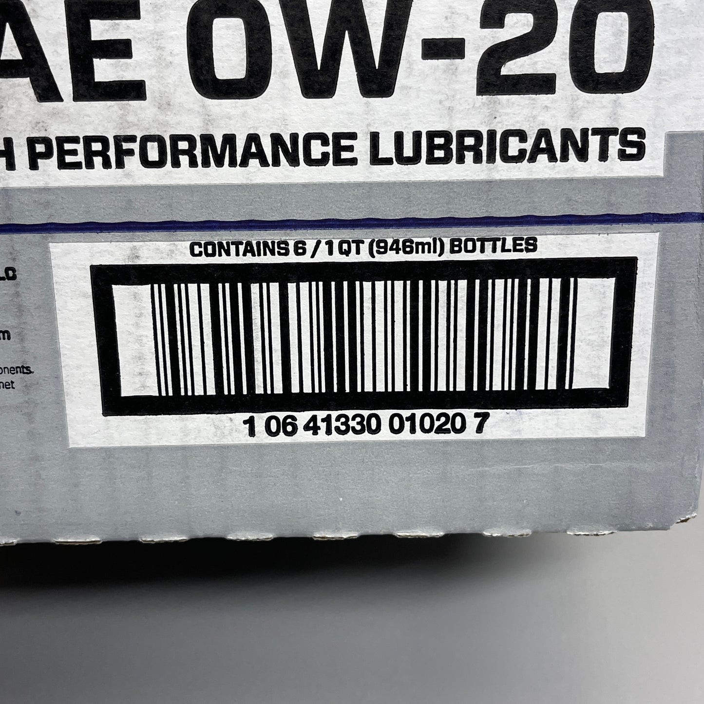 ROYAL PURPLE 6PK! Synthetic Oil SAE 0W-20 1 QT (New)