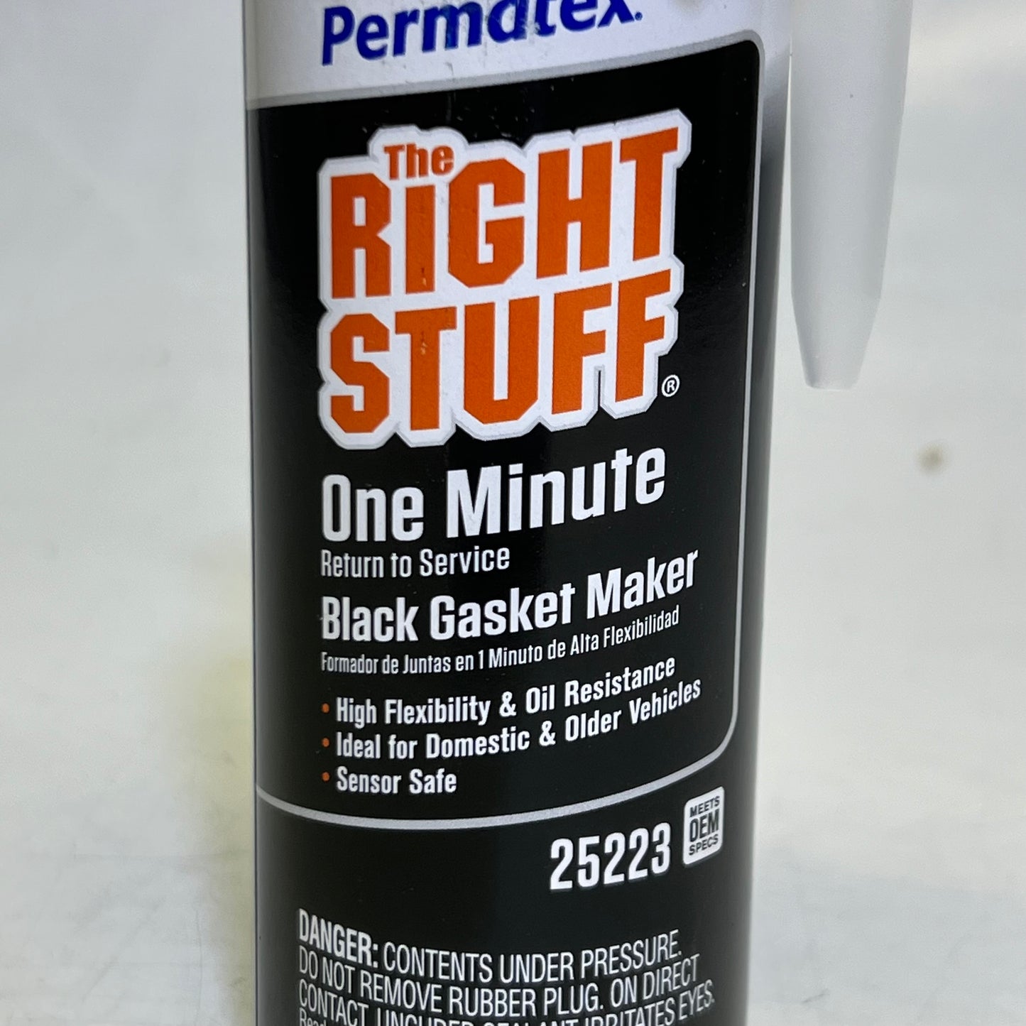 PERMATEX The Right Stuff Black Gasket Maker 4 oz. 25223