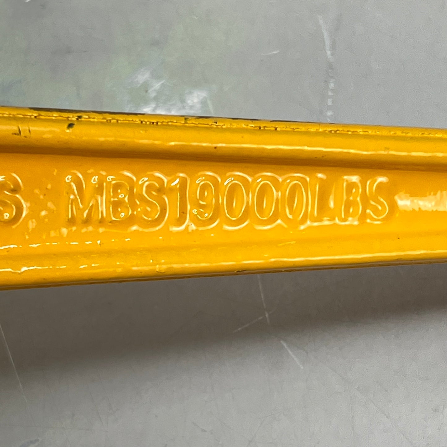 KINGCHAIN Ratchet Type Load Binder W/ Grab Hooks  5/16"-3/8" 5400lbs (Used)