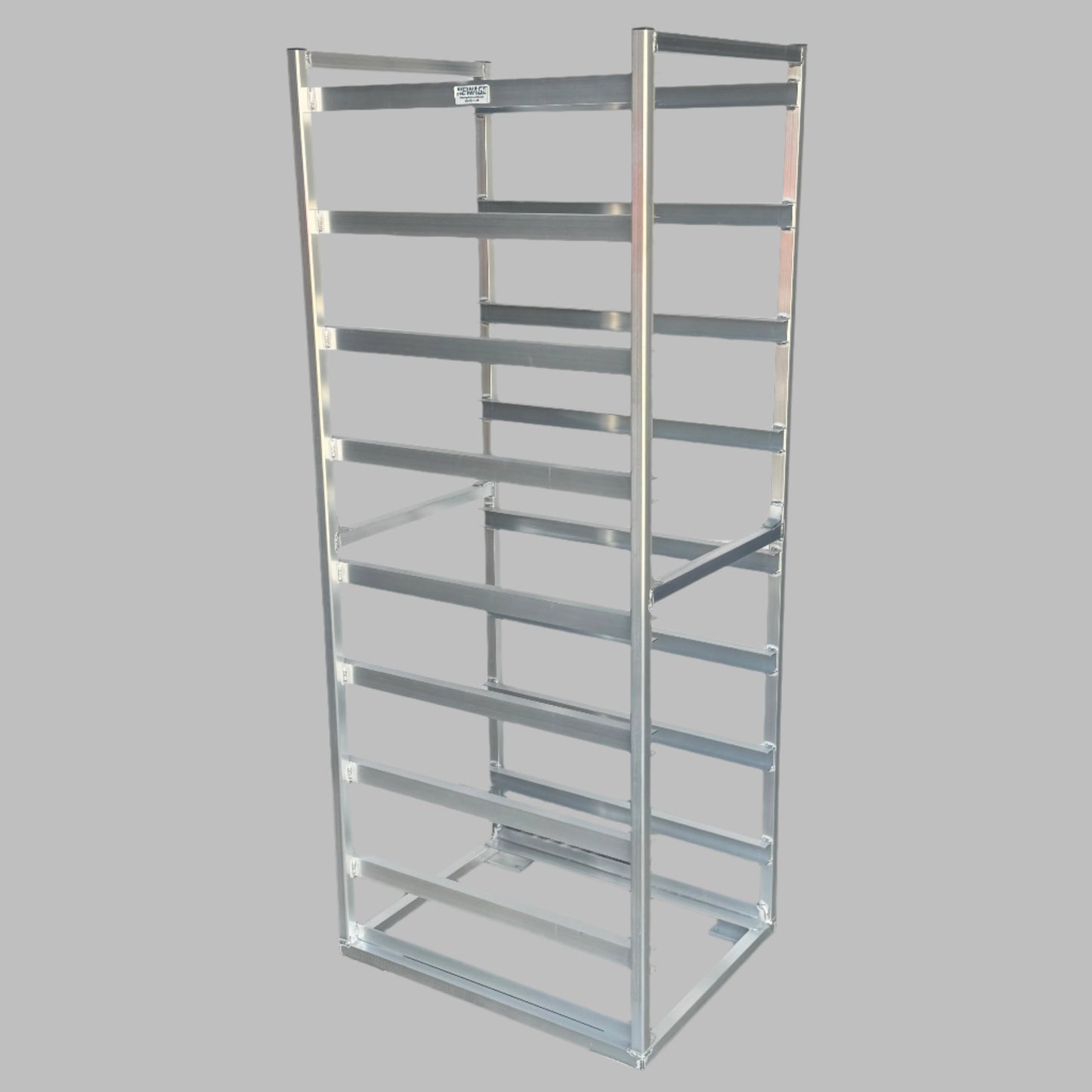 Commercial Aluminum Food Service Shelving 64”Hx26”Lx20.5”W Silver 1481