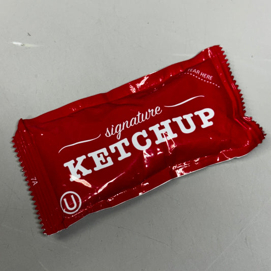 ZA@ KETCHUP (1500 Count) Packet 29.76 Lbs 123313 BB 11/25 (New Other, Distressed Box)