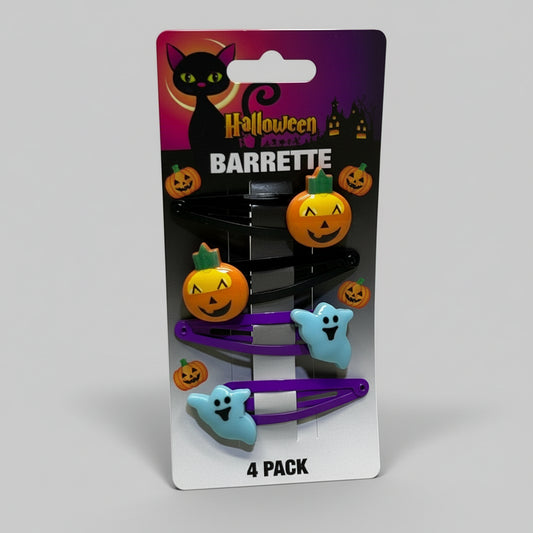MAGIC SEASON (4 Pieces) Halloween Pumpkin Ghost Barrette 768502