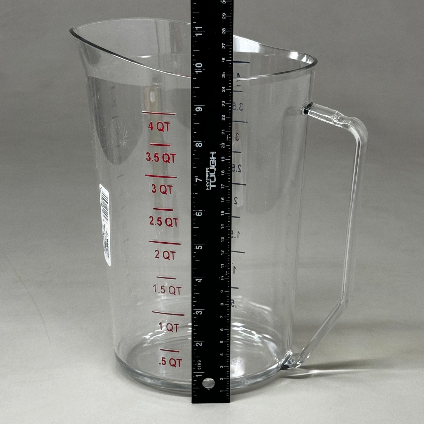 CAMBRO Camwear Measuring Cup Clear Polycarbonate 4 Qt 400MCCW135