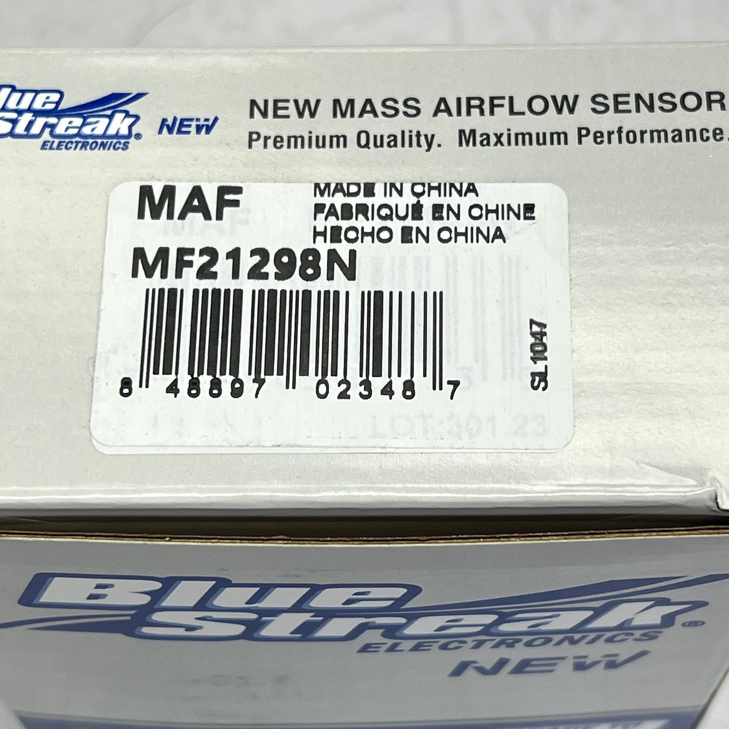 BLUE STREAK Mass Airflow Sensor for Bmw Model Vehicles  MF21298N