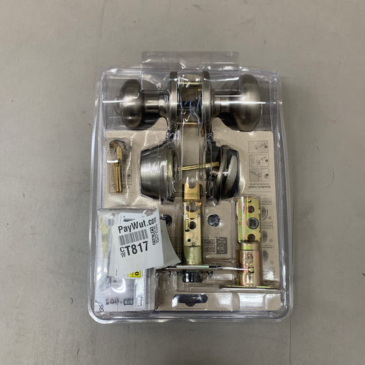 KWIKSET Security Series Single Cylinder Deadbolt  2-3/8 to 2-3/4" 96900-424