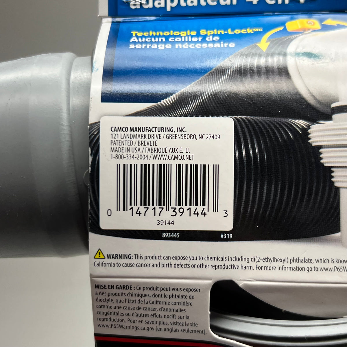 CAMCO Rv Sewer Elbow & 4 in 1 Adapter 3" Grey 39144