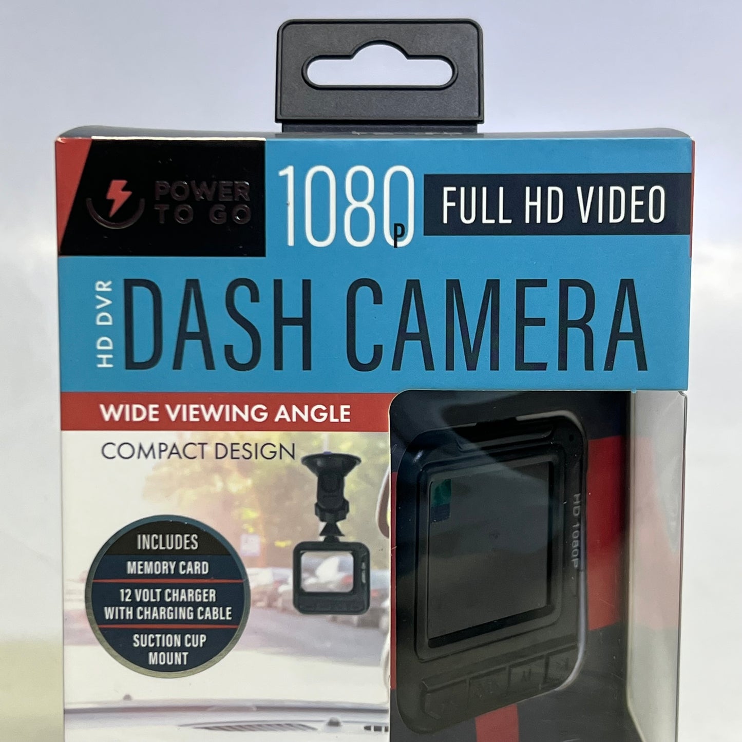 POWER TO GO 1080p Full HD Video Dash Camera 1030151012