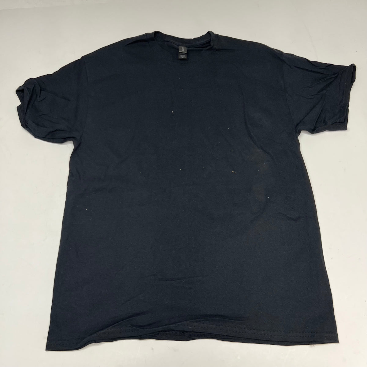 ZA@ GILDAN (12 Pack) Soft Style Plain Tees Neck Short Sleave 100% Cotton Large Black