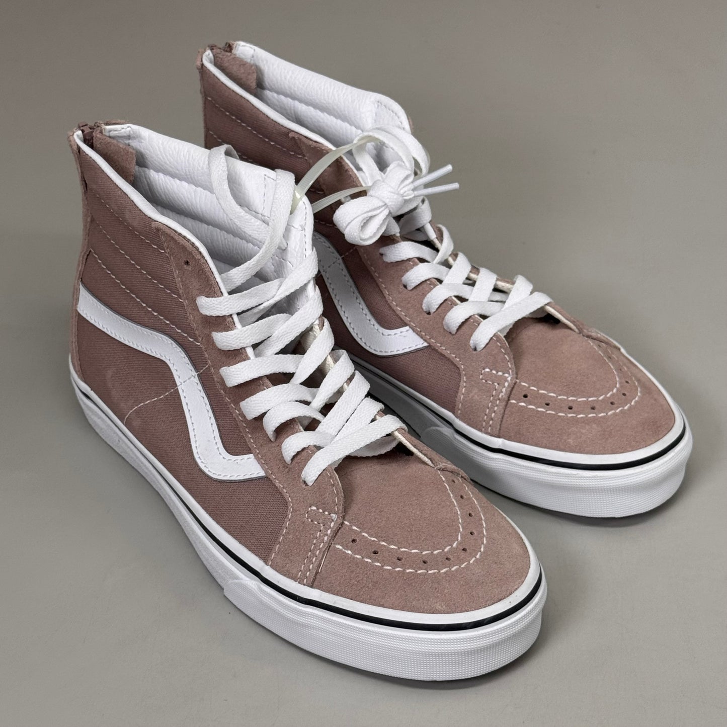 VANS Deconstructed Suede & Canvas Sk8-Hi Tapered Shoe M SZ 8 W SZ 9.5 Antler