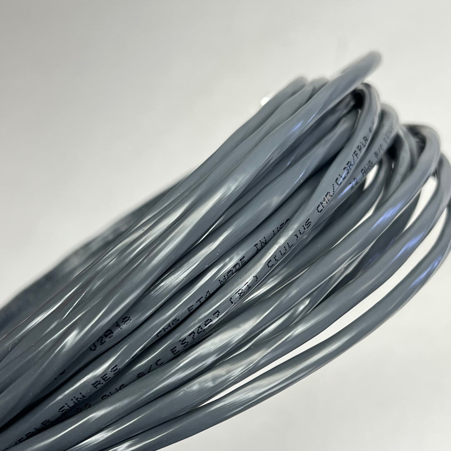 Stranded OAS CMR/CL3R Bare Stranded Copper Conductor 50' 22/8  Grey 67007-50