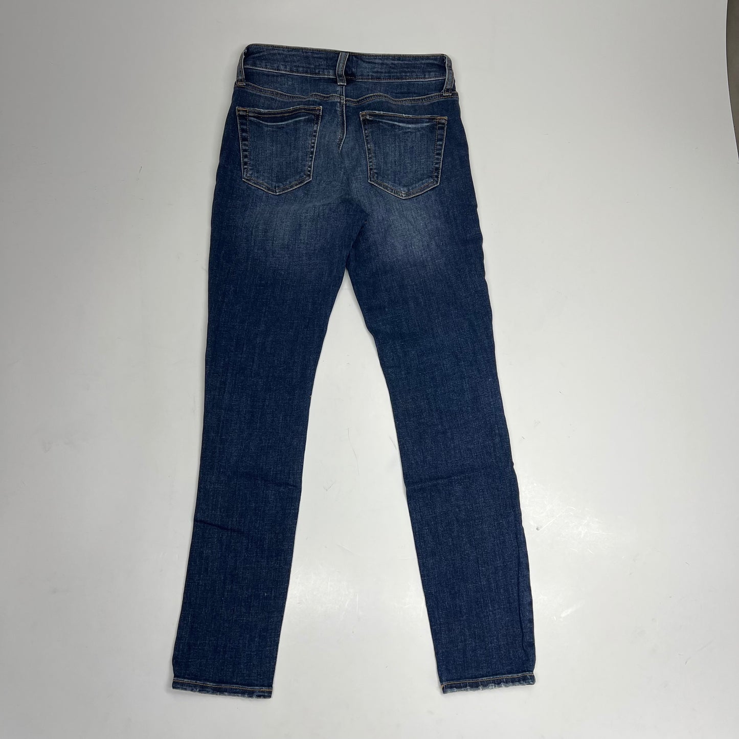 SILVER JEANS CO Distressed Suki Skinny Jeans Women's Size 27/27 Dark Indigo