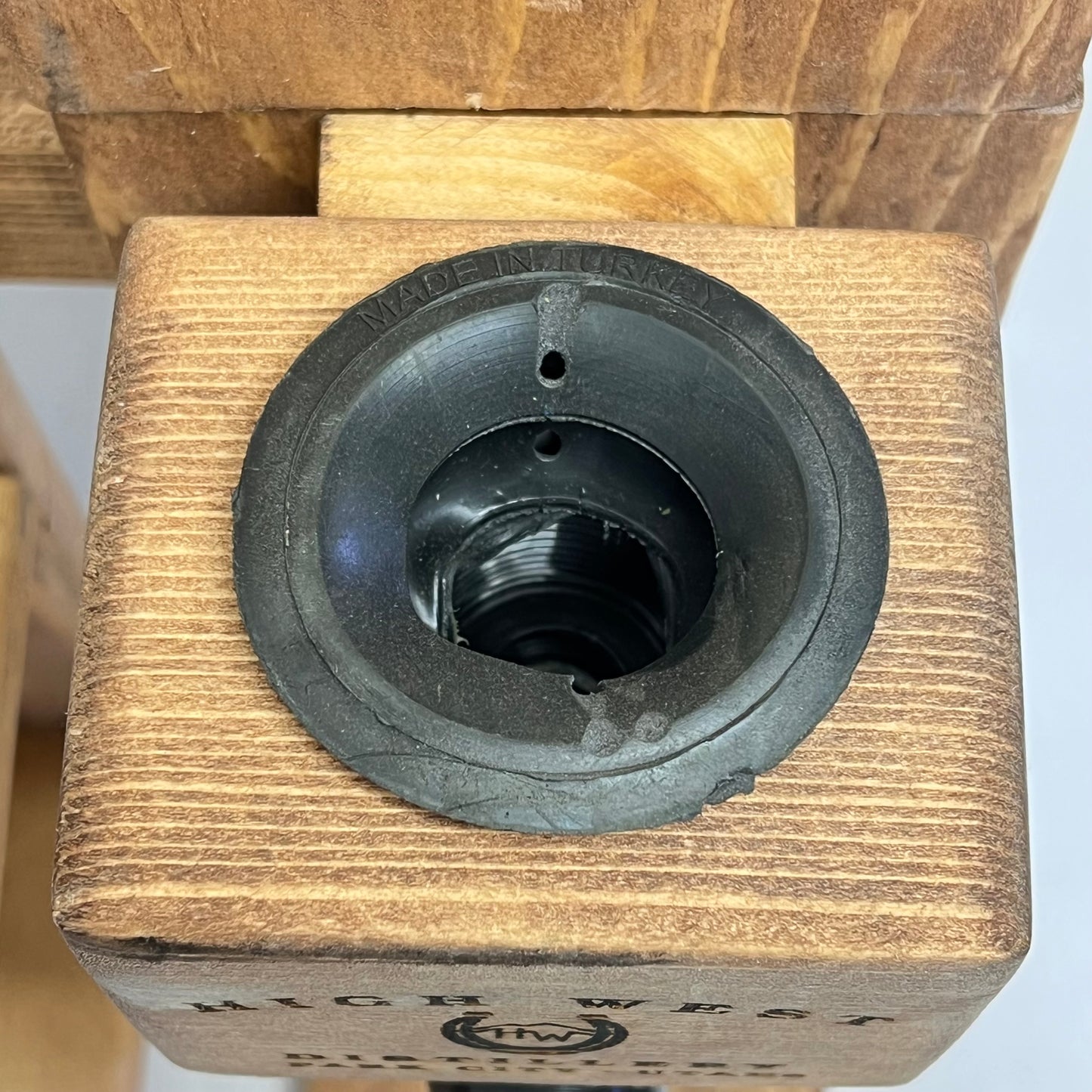 HIGH WEST DISTILLERY Park City Distillery Wall Mount Liquor Bottle Dispenser