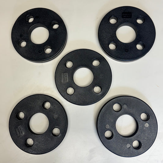 AQUATHERM (5 Pcs) Pipe Flange Sz 4.5” D x 0.5” H Black