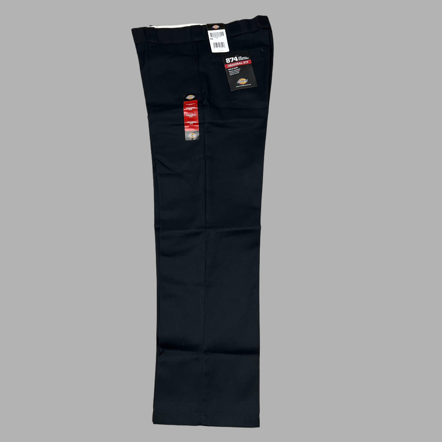 DICKIES Original 874 Original Fit High Rise Work Pants Mns Sz 33X31 Black 874BK