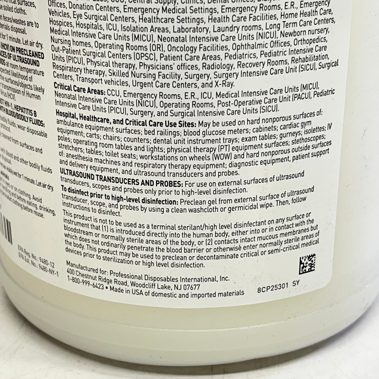 PDI (12 PACK, 160 EACH) Prime Sani-cloth Germicidal Disposable Wipe Lg BB 10/26