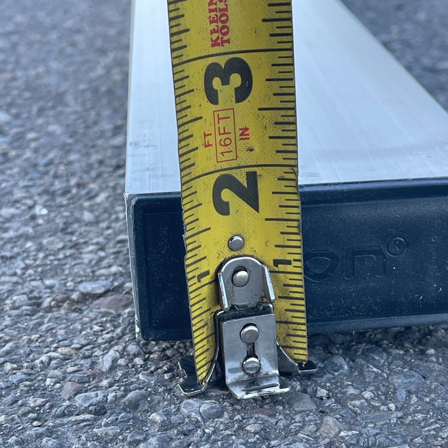 BON Reinforced Aluminum H-screed 12’ x 3-1/2” x 1-1/2” 22-512