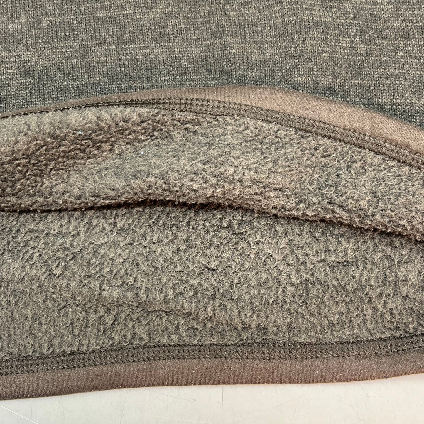 PATAGONIA Quarter Zip w/ Pocket 100% Polyester Jacket Men's Sz XL Brown (Used)