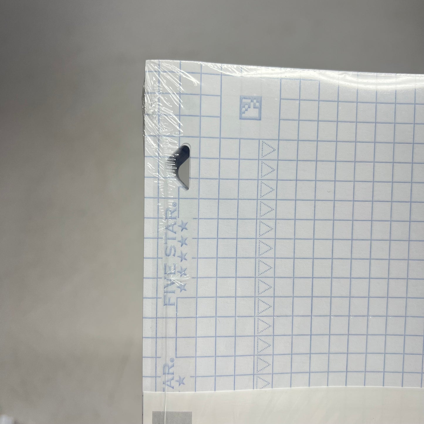 ZA@ FIVE STAR (5 PACK, 80 SHEETS EACH) Reinforced Graph-ruled Filler Paper  11"x8.5" White B-106