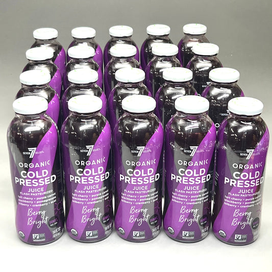 ZA@ COLD ORGANIC PRESSED JUICE Berry Bright 14 Fl oz / 20 Pk BB 10/6/25