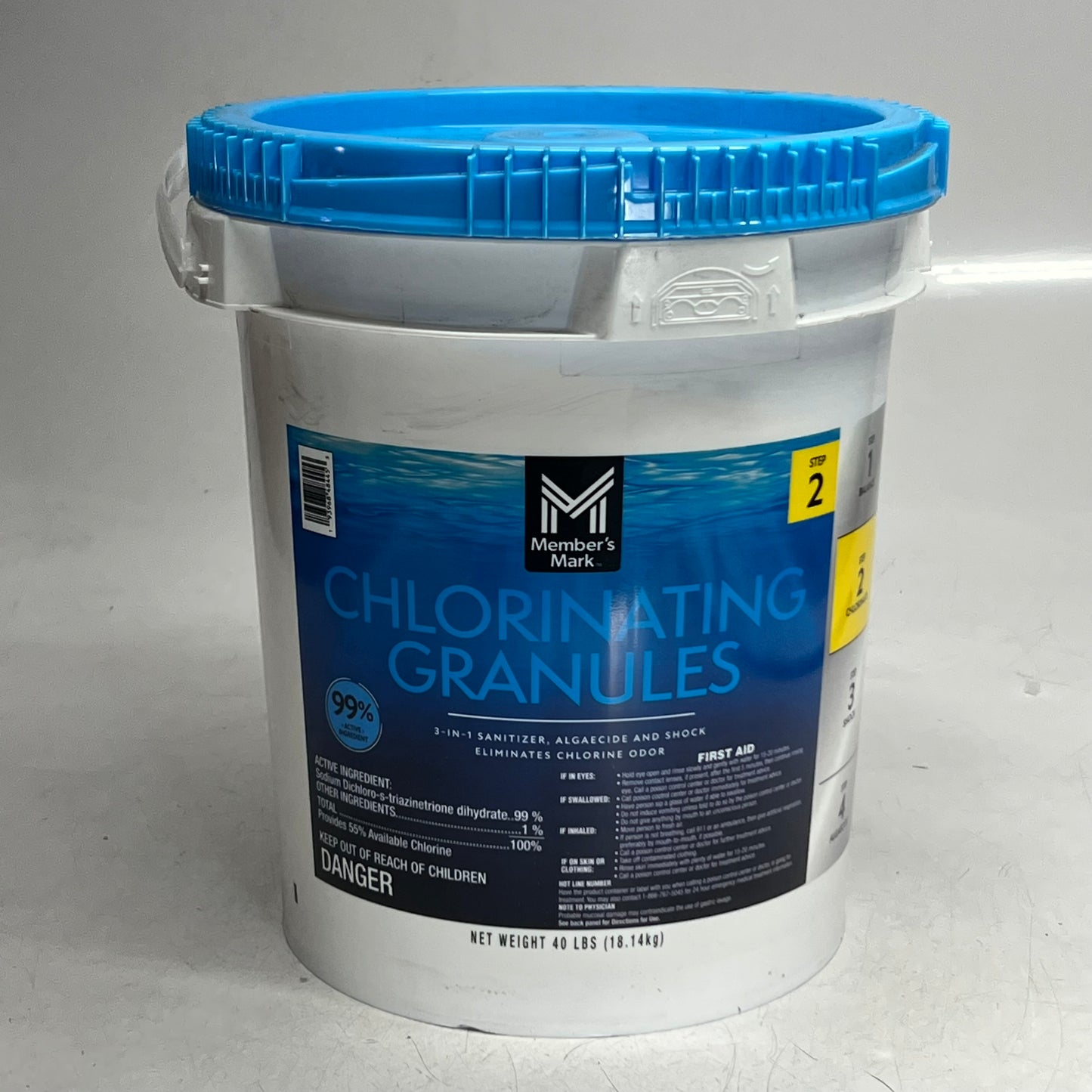 MEMBER'S MARK Chlorinating Granules EPA REG 935-42-71421 40lb