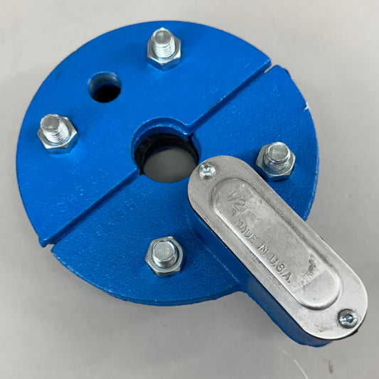 CAMPBELL  Cast Iron Well Cap/ Well Seal  6"x1-1/4" Blue SH6X1 1/4