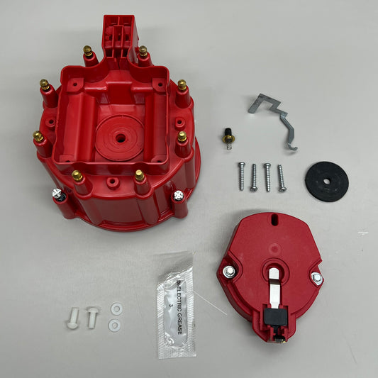 PERTRONIX Flame-Thrower HEI Distributor Cap & Rotor Kit 60 KV Rated Red D4001