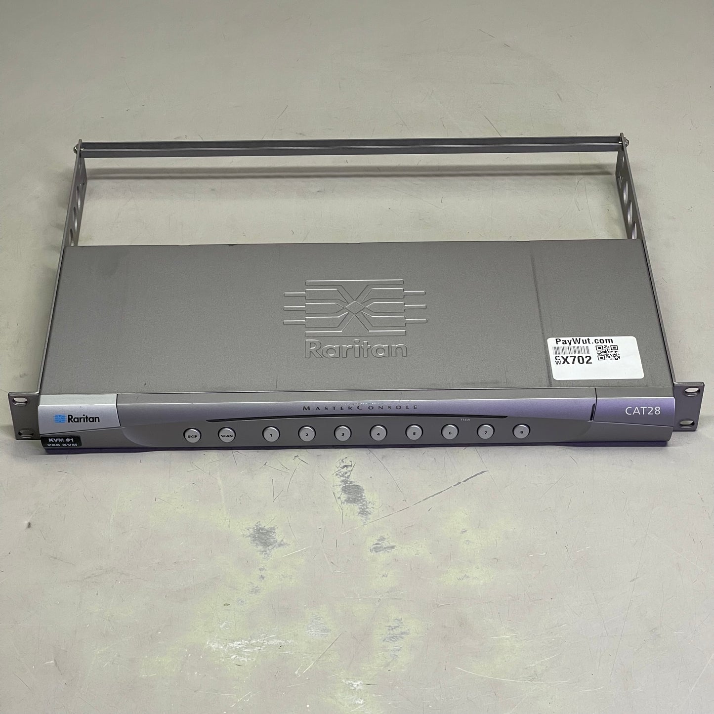 RARITAN MasterConsole CAT28 KVM Switch MCCAT28 (Used, Working)