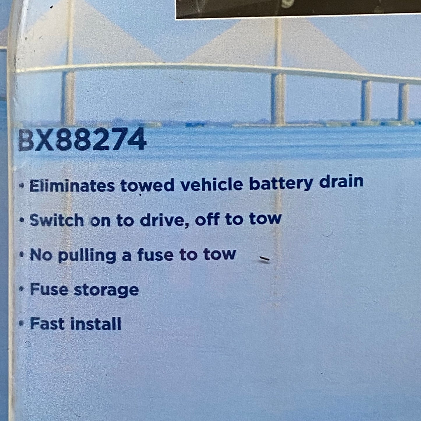 BLUE OX High Current Fuse ByPass Switch For Buick,Chevy & GMC Black BX88274